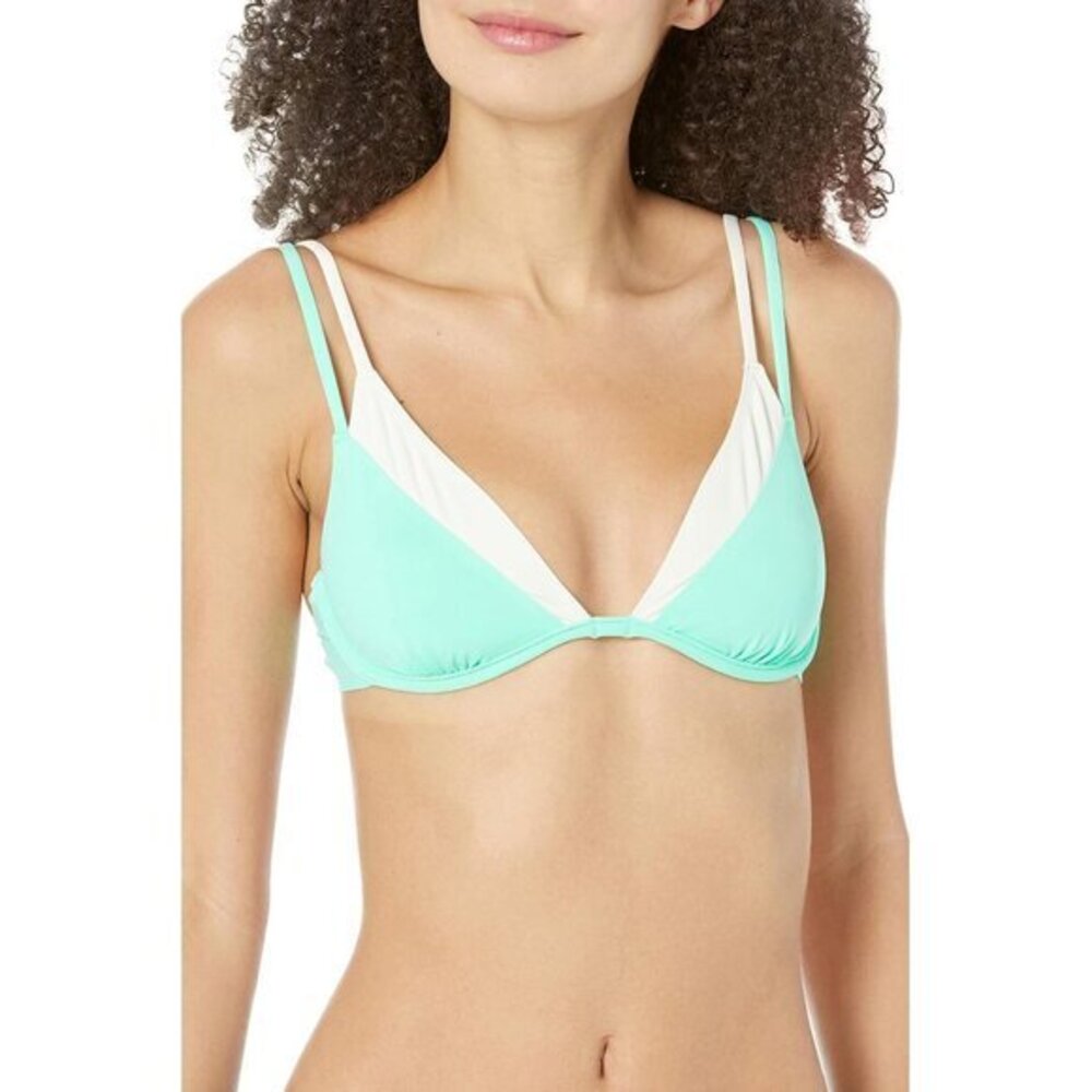 L*Space Women's Fresh Zinnia Triangle Bikini Top Size M MSRP $110